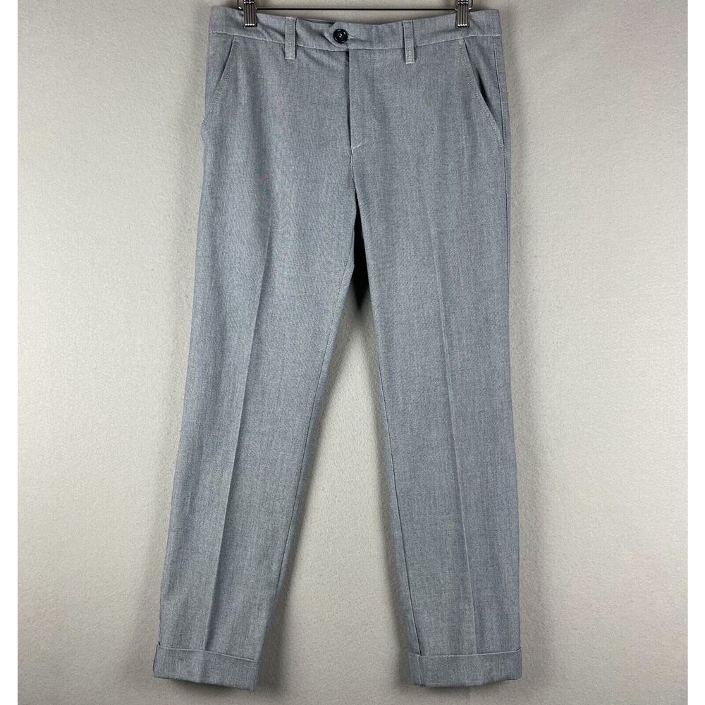 Mac Jeans Lennox Pants Mens 33x29 Blue Chino Cuffed Germany Career Office Preppy